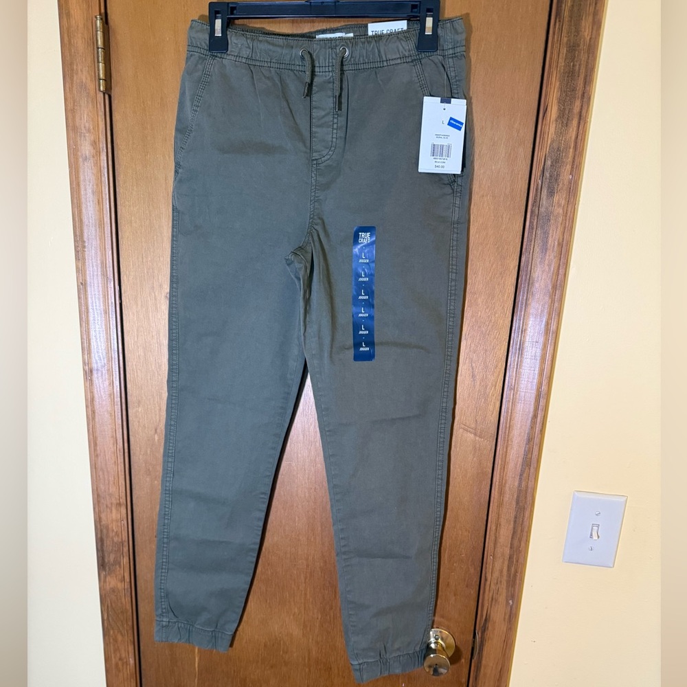 Craft Kids Casual Green Jogger Pants